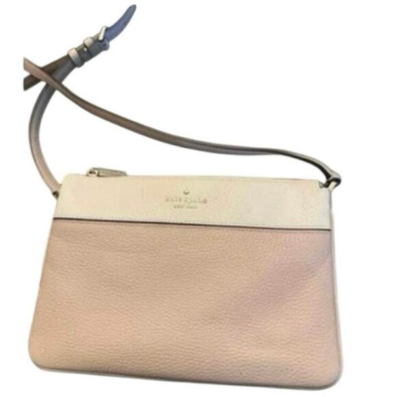 NWT KATE SPADE Leila Colorblock Triple Gusset Crossbody Pebbled Leather NWT $279 - Picture 14 of 14